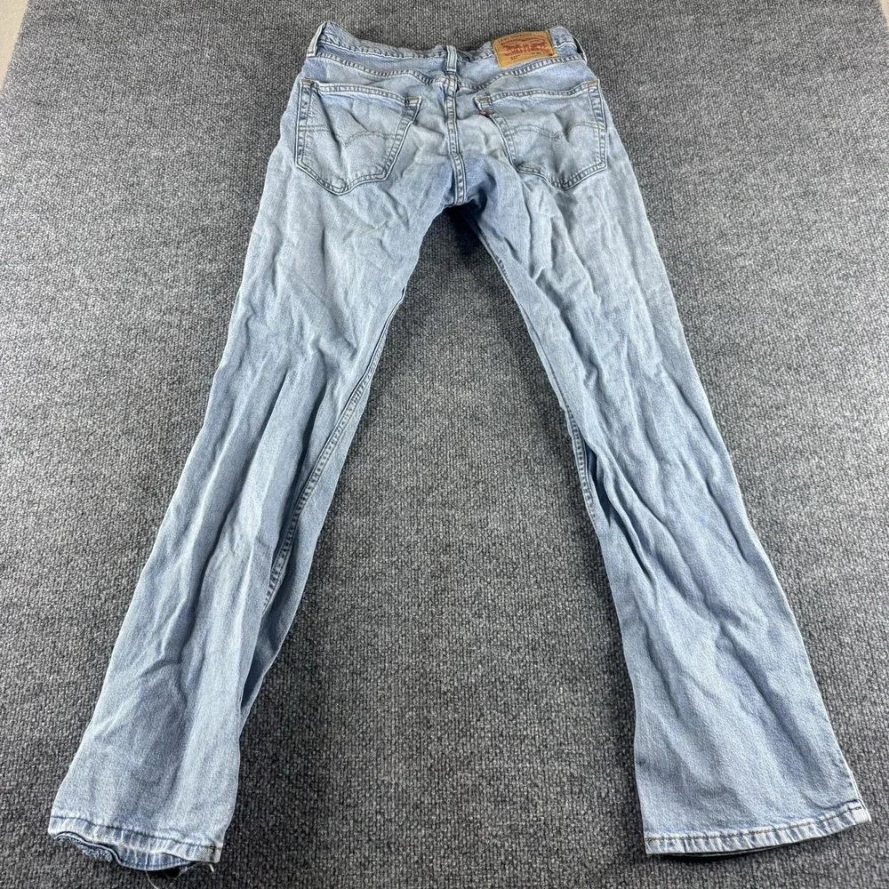 Levi's 527 Jeans Mens 30x32 Blue Slim Bootcut Stretch Denim 05527-0723
